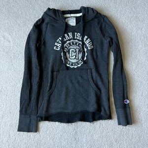 Distressed Hem Cayman Islands Champion Sweatshirt